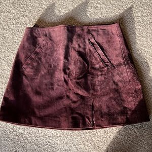 BLank NYC leather skirt